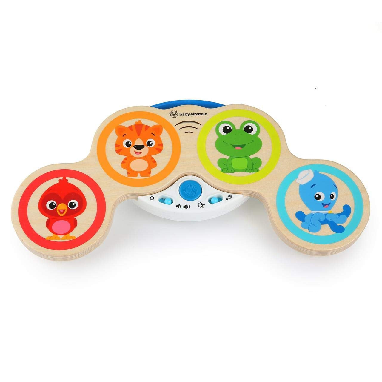Baby Einstein Magic Touch Juguete musical con tambor de madera para 6 meses en adelante & Hape Penguin Musical Wobbler, Melodía oscilante colorida, Juguete Roly-Poly para 6 meses en adelante Bebe Toys Naty Shop
