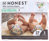 – Pañales desechables ecológicos y de alta calidad, Pandas, talla 3 (7,3–12,7 kg), 27 piezas