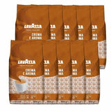 LAV-AZZA Café en grano Crema E Aroma 10x1000g (10kg) Café italiano premium, cremoso y aromático