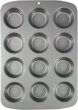 CSB111 Antihaftbeschichtete Mini-Muffinform Mit 24 Löchern Aus Karbonstahl, Edelstahl, Plata, 39,4 X 24,6 X 2,1 Cm Moldes y bandejas para hornear Naty Shop 37.2999999999999997 X 26,1 X 3,1 Cm Einzeln