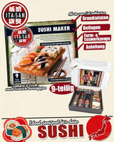 ITA-SAN Sushi Set (set completo de 9 piezas, ideal para principiantes, para prueba o regalo) 1 paquete