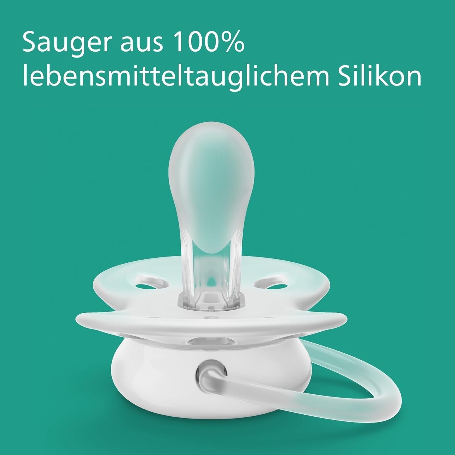 Chupetes Philips AVENT Ultra Soft - pack de 4 chupetes extra suaves sin BPA para bebés de 0 a 6 meses, incluido estuche de transporte y esterilización (Modelo SCF091/35)
