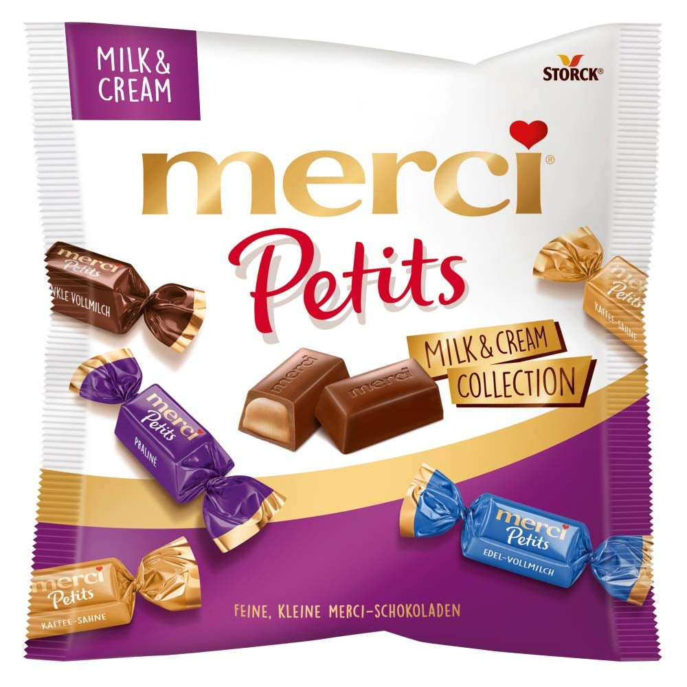 Colección Milk&Cream (1 x 125g) / Bombones finos en 4 surtidos