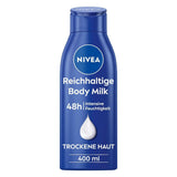 NIVEA Rich Body Milk, crema corporal nutritiva intensiva con aceite de almendras, 400 ml Ducha y baño Naty Shop