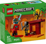 LEGO Minecraft Lava Duel of the Deep, juguete para fanáticos de los videojuegos, fortaleza con minifiguras que incluyen a Alex, Skeleton Wither, Lohe y Strider, regalo para niñas y niños a partir de 6 años 21266 Juegos de construcción Beuche den LEGO-Store