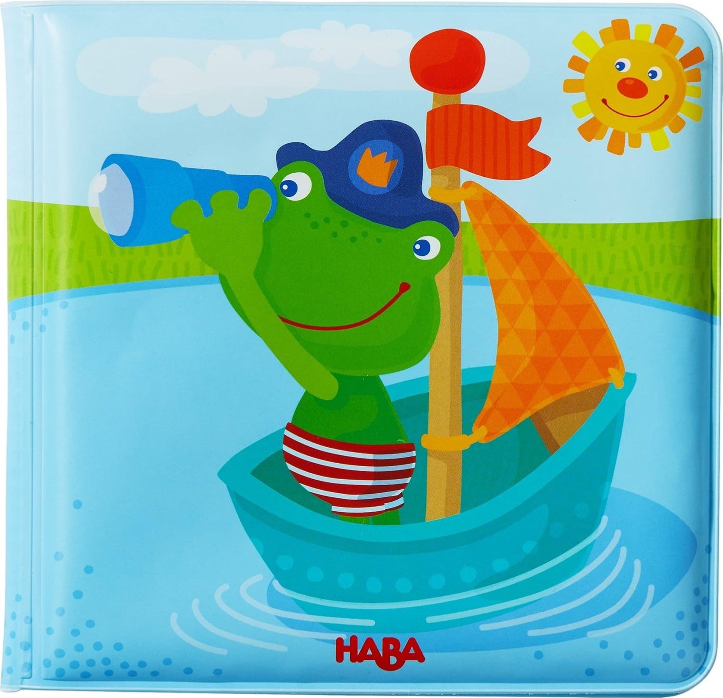 HABA 302634 Libro de baño Captain Frog 2, juguete para niños pequeños Baby Toys Naty Shop