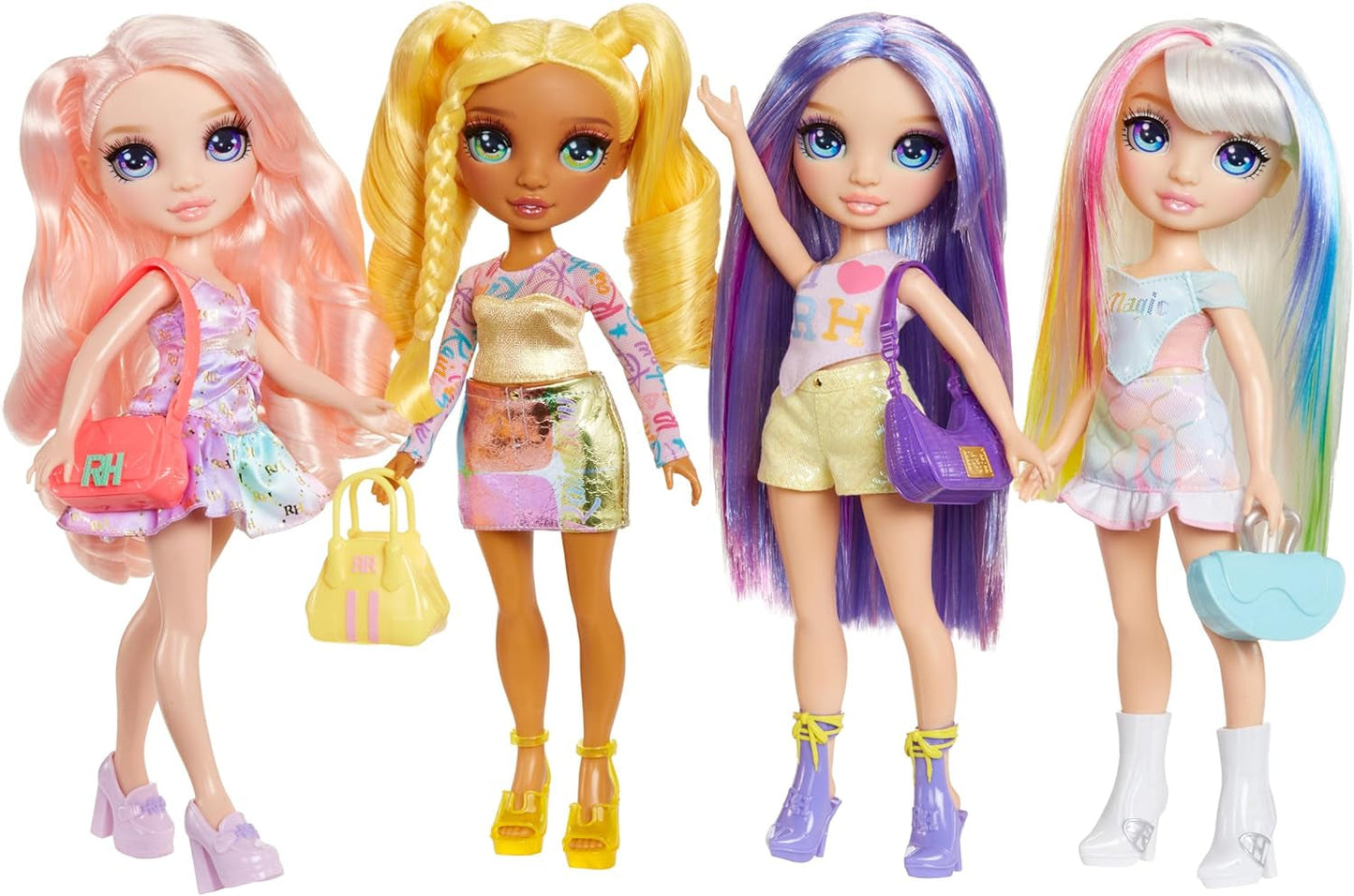 Rainbow High My Fashion Style Doll - Púrpura - 28 cm Muñeca de moda morada con ropa atractiva y bolso elegante, para jugar, posar y coleccionar, para niños de 4 a 12 años