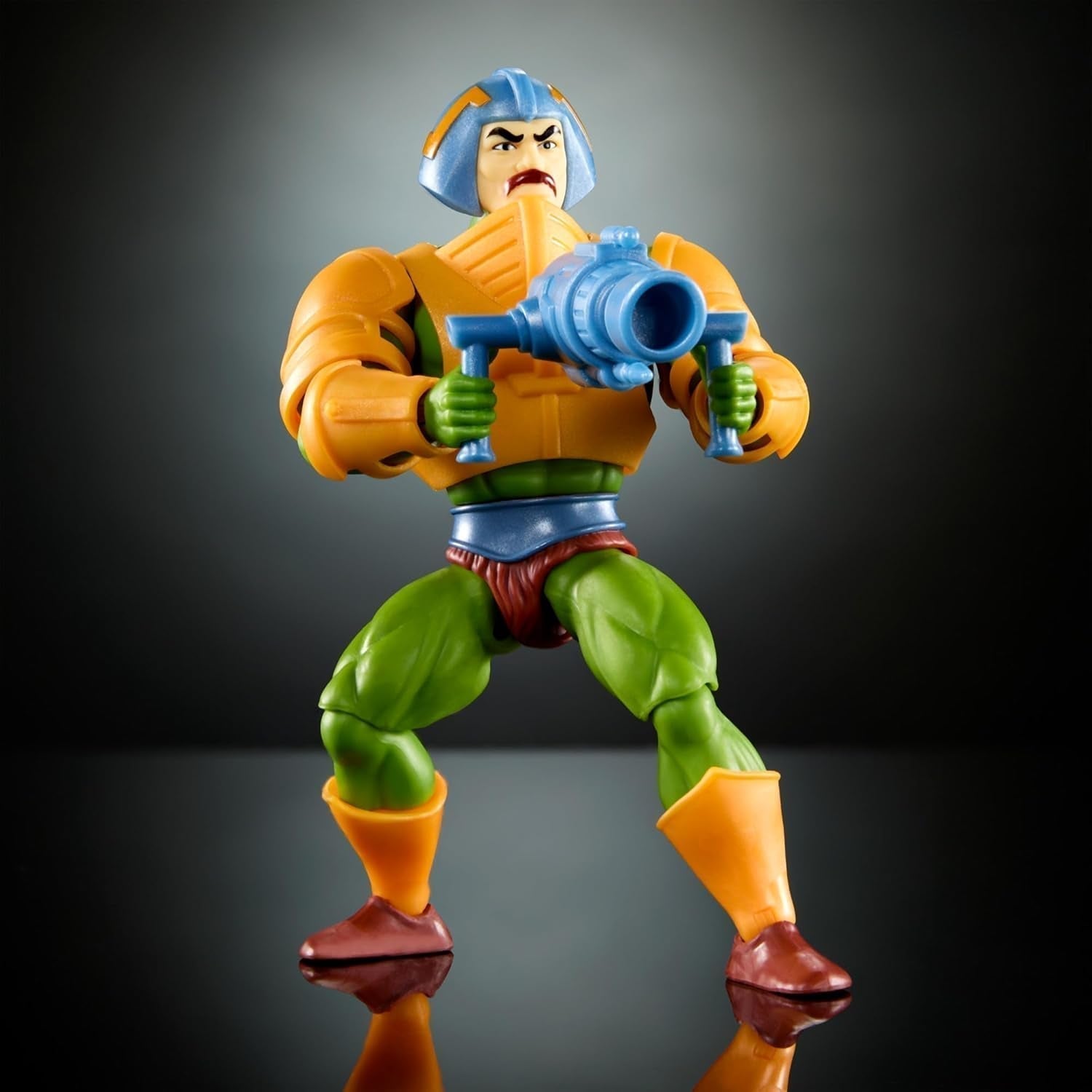 Juguete Masters of the Universe Origins, figura de acción de Duncan Man-At-Arms de la colección Cartoon, altura aprox. 14 cm, héroe con armadura removible y accesorios, Figuras de acción HYD25 Naty Shop