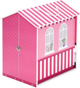 Teamson Kids - Casa de muñecas Dreamland City Café 30cm - Rosa/Blanco/Negro