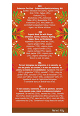 ETS - Té Negro Chai, Naturland BIO, 20 Bolsitas de Té (Pack de 2)