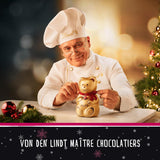 Chocolate Lindt | HOLA Mini Papá Noel | 50g | 5 Mini Moși Moși (10 g cada uno) de fino chocolate con leche | Figuras navideñas de chocolate para grandes y pequeños.