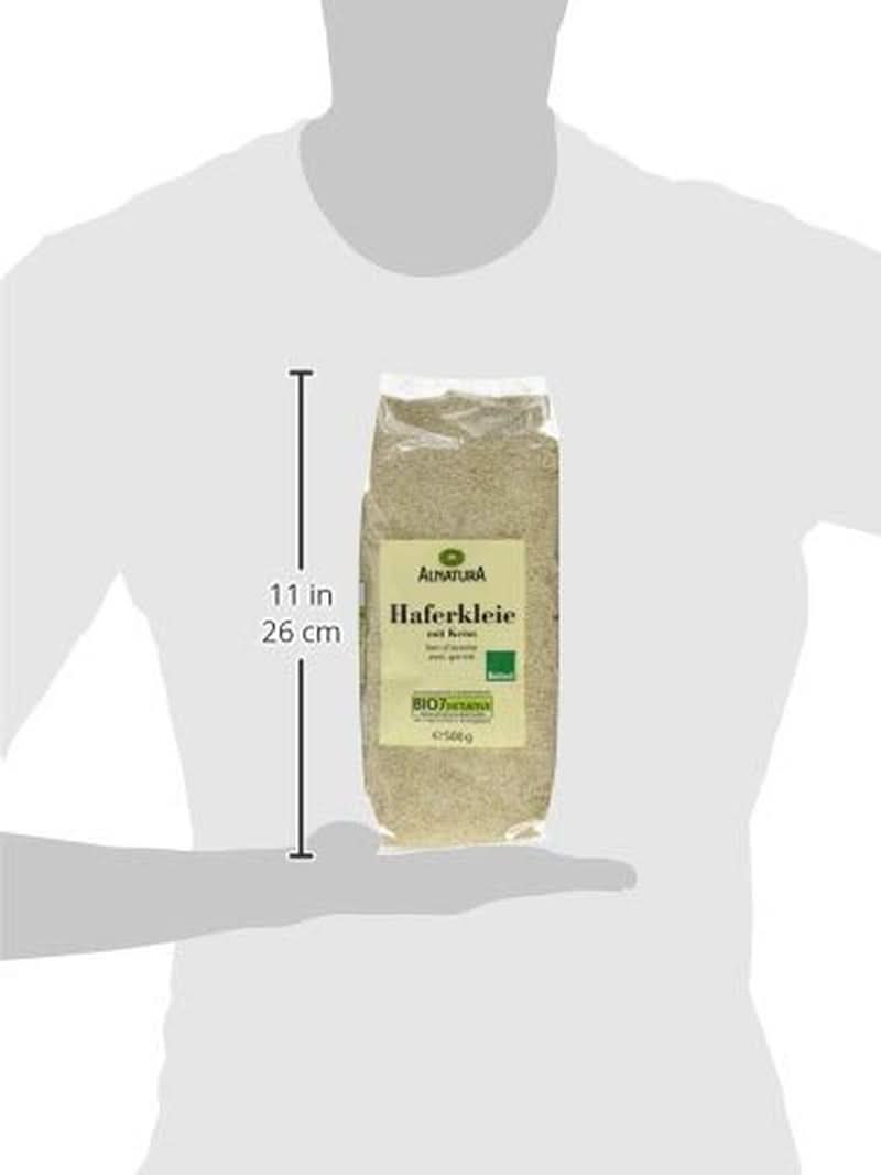 Salvado de avena con germinados ecológico, 500 gramos Cereale Naty Shop