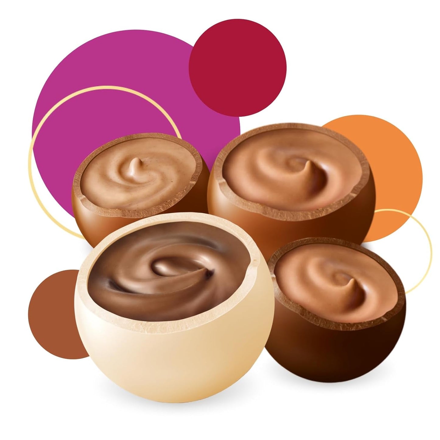 Merci Lovelies Creamy – 185 gramos – Mezcla de praliné con especialidades de chocolate rellenas de Naty Shop