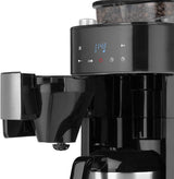 GASTROBACK Cafetera espresso térmica Grind & Brew Pro, plateada, negra
