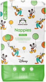 Mama Bear Disney Ultra Dry Pañales Talla 4 (8-14kg), Blanco, 84 Piezas (1 Paquete) Naty Shop Talla 4+ (9-15kg) Paquete Individual