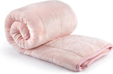 Manta Sherpa lastrada Emma Barclay, 127 x 152 cm, rosa rubor Emma Barclay Beds and Blankets