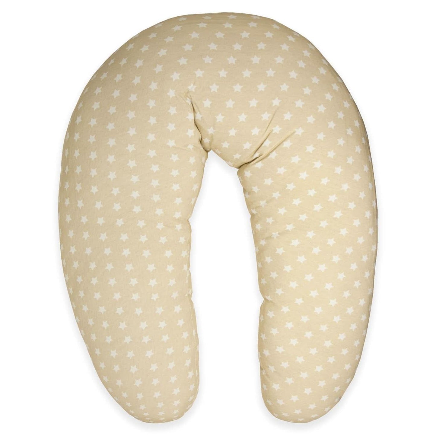 Cojín de lactancia para recién nacido, XL, Funda 100% algodón, desenfundable y lavable, Relleno de Poliéster, Motivo Estrella Accesorios Alimentación y Lactancia Bebe Naty Shop