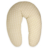 Cojín de lactancia para recién nacido, XL, Funda 100% algodón, desenfundable y lavable, Relleno de Poliéster, Motivo Estrella Accesorios Alimentación y Lactancia Bebe Naty Shop