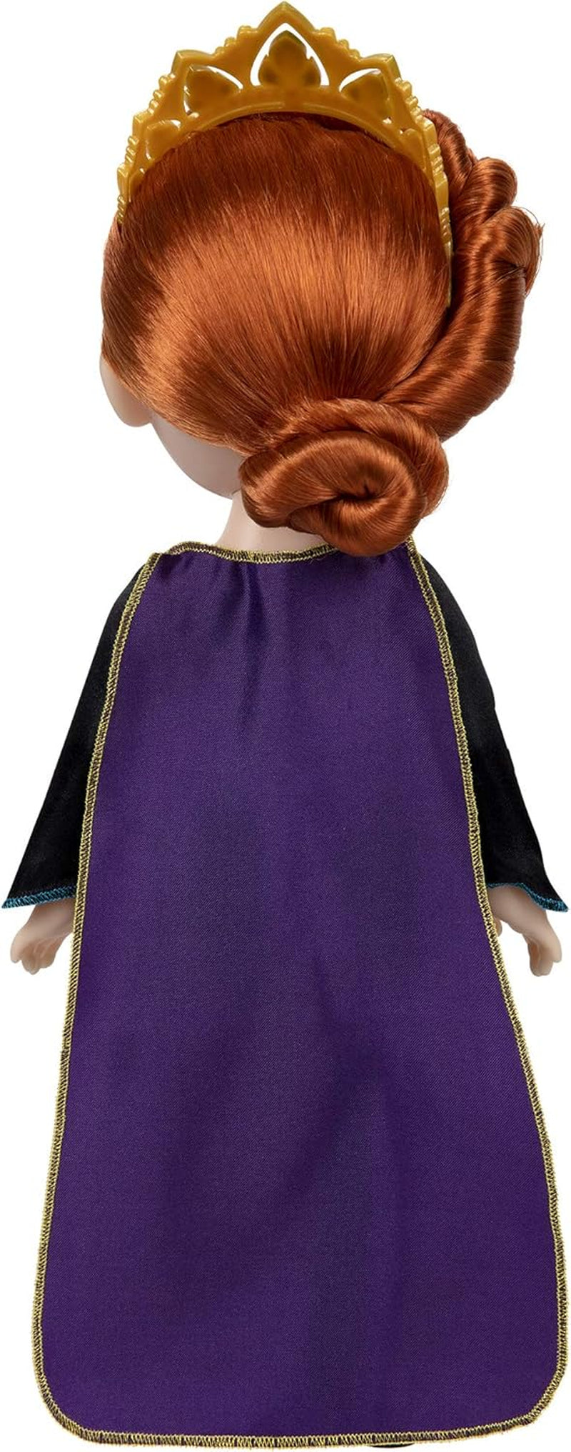 Muñeca Anna Disney Frozen 2: una muñeca articulada de 35 cm de altura con un icónico vestido de moda con el escudo de Arendelle y una tiara para mayor diversión, para niñas de 3 años en adelante