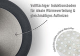 Woll Nowo Titanium Kasserole - Induktiv -, Ø 32 Cm, 8 Cm Hoch, 5,5 Litros, Mit 2 Seitengriffen - Geeignet Für Alle Herdarten Moldes y bandejas para hornear Naty Shop