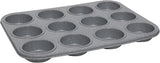 Masterchef MCA-MUF Muffinform Para 12 Cupcakes Muffinblech Aus Karbonstahl, Acero Inoxidable, Acero Moldes y bandejas Naty Shop