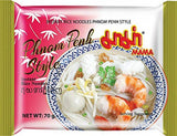 MAMA Phnom Phenh Fideos de arroz instantáneos – Fideos de arroz instantáneos al estilo oriental – Auténtica cocina tailandesa – 12 x 70 g