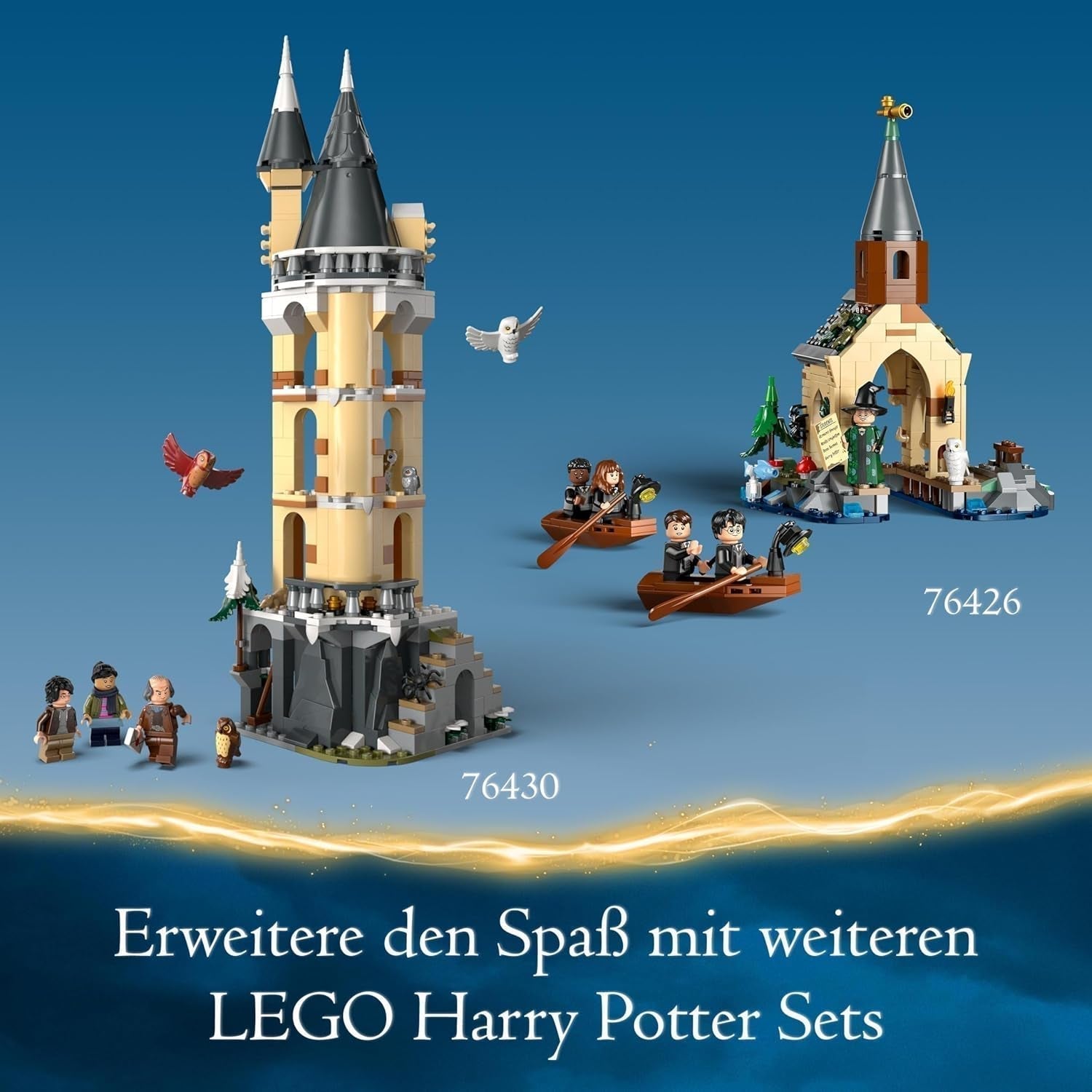 LEGO Harry Potter Cabaña de Hagrid: Set de visita inesperada con 5 minifiguras y 2 figuras de animales, regalo para mujeres y hombres, juguete de aventuras mágicas, set de fantasía 76428 Juegos de construcción Beuche den LEGO-Store