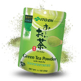 ITO ES Oi Ocha Té verde instantáneo en polvo con matcha - Té verde matcha sin azúcar de Japón - 1 x 32 g