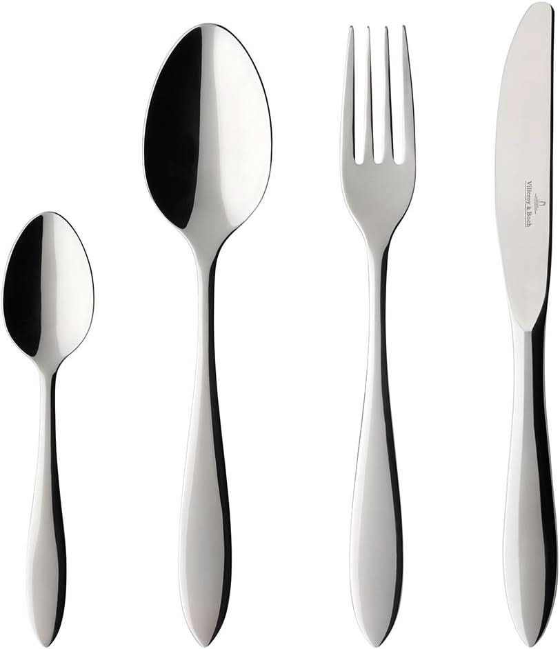 Villeroy & Boch - Juego de cubiertos Arthur 24 o 30 piezas, 6 personas Naty Shop Set 24 piezas