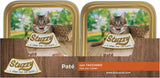 Mister Nassfutter für ausgewachsene Katzen, Turquía, Line Pastete und Fleisch in Stücken, total 3,2 kg (32 vasos x 100 g)