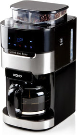 Cafetera espresso DOMO DO721K "Grind and Brew" - Función Bean-to-Cup - Pantalla LCD - Para café molido o en grano entero - 1,5 L