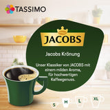 Tassimo Kapseln Jacobs Krönung, 5 x 16 almohadillas, 80 cápsulas de café