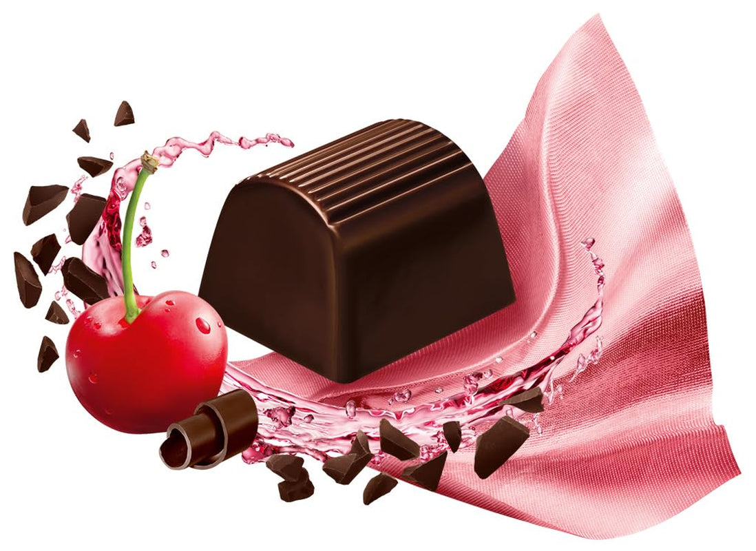 Corazón Ferrero Mon Chéri - Regalo de chocolate de San Valentín para él y para ella - Chocolate crujiente, licor de frutas y cerezas aromatizadas - Para San Valentín, Día de la Madre y Pascua - 1 paquete 147 g