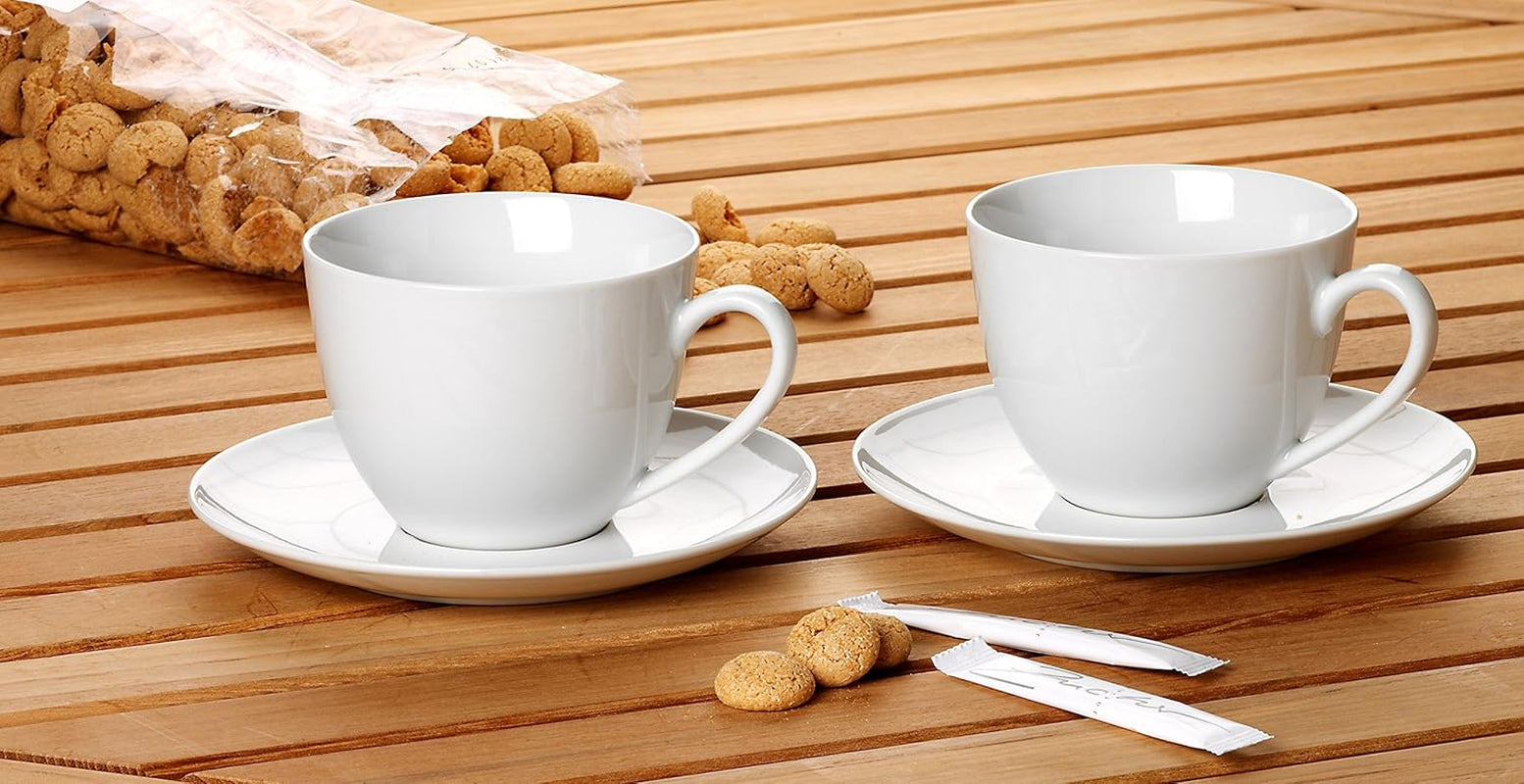 Juego de capuchino Ritzenhoff & Breker Bianco, 4 piezas, 300 ml