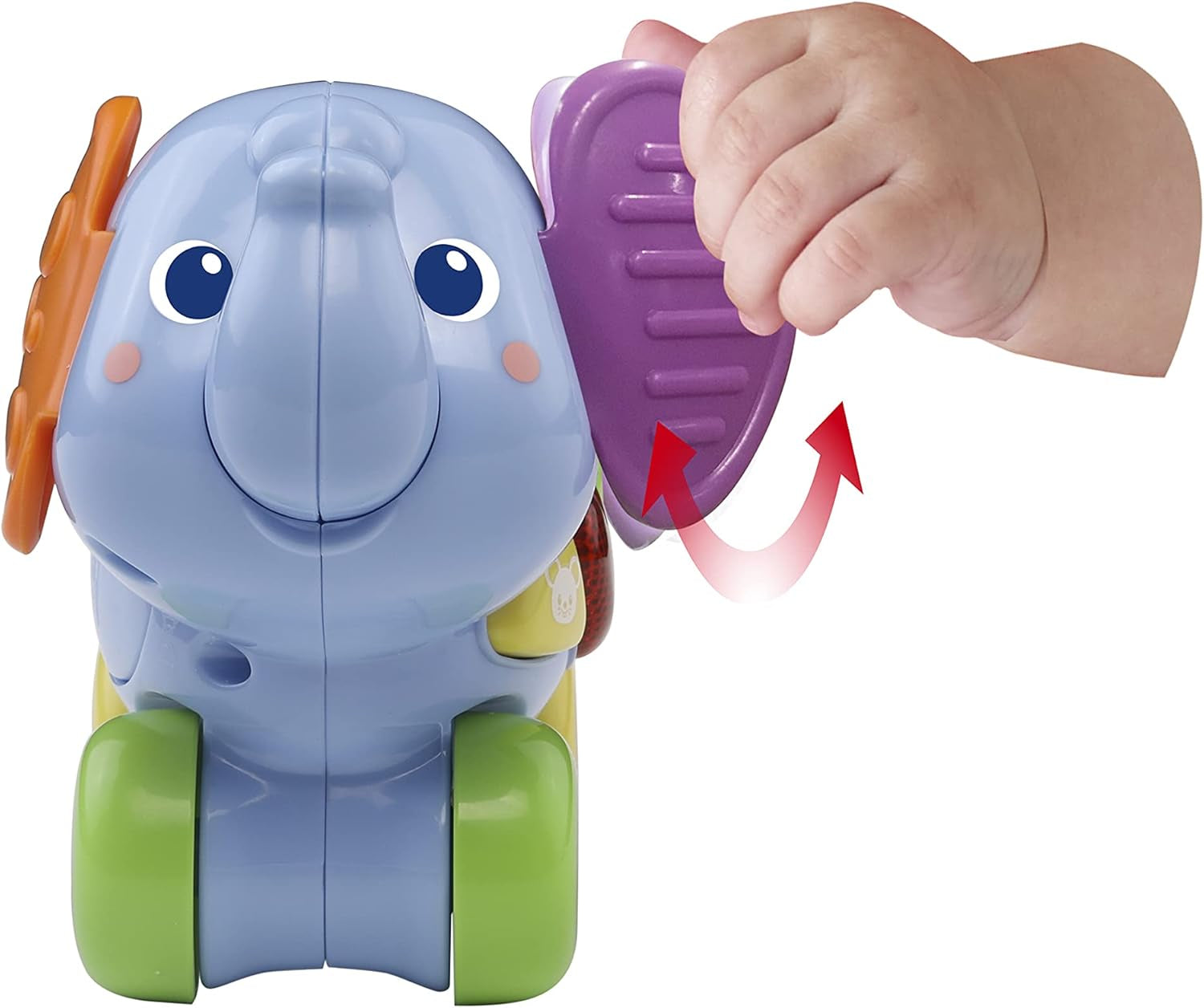 Vtech Baby Elefantito Empujador - Juguete interactivo para empujar y jugar - Con canciones, melodías, frases y sonidos - Para niños de 6 a 36 meses Juguetes para bebés Naty Shop