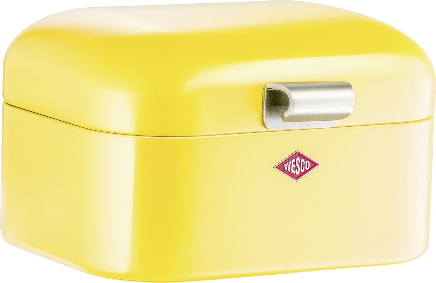 Wesco 235 001 Panera Mini Grandy 17 x 18 x 12 cm (largo/ancho/alto) rosa, acero inoxidable Cajas para almacenar alimentos Naty Shop Amarillo limón