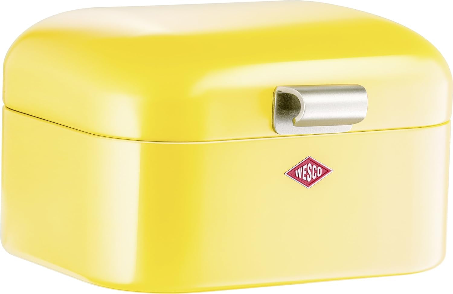 Wesco 235 001 Panera Mini Grandy 17 x 18 x 12 cm (largo/ancho/alto) rosa, acero inoxidable Cajas para almacenar alimentos Naty Shop Amarillo limón