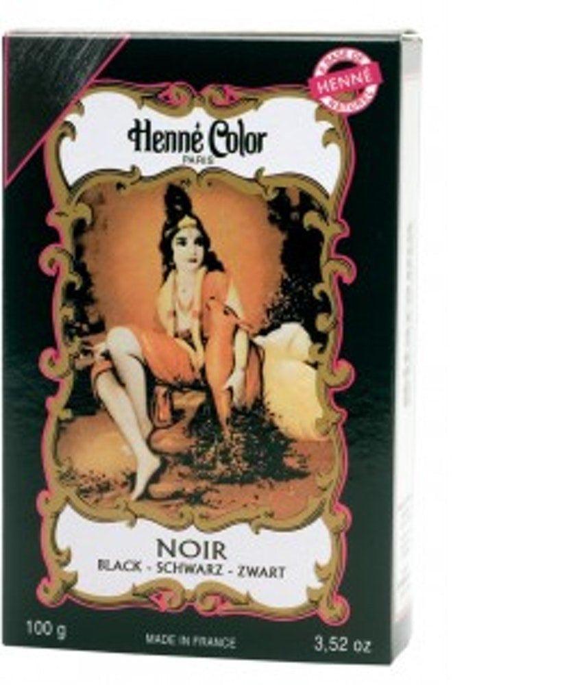 Henné Color Henna Polvo Cobre 100 g Tinte para el cabello Naty Shop Negro 100 G (1 paquete)