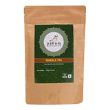 Té de hojas sueltas Masala Chai de la India | 50 tazas, mezcla de té negro, canela, cardamomo, pimienta negra | Té Masala especiado | Chai Latte Adecuado Bolsa de 3.53 oz/ 100 g