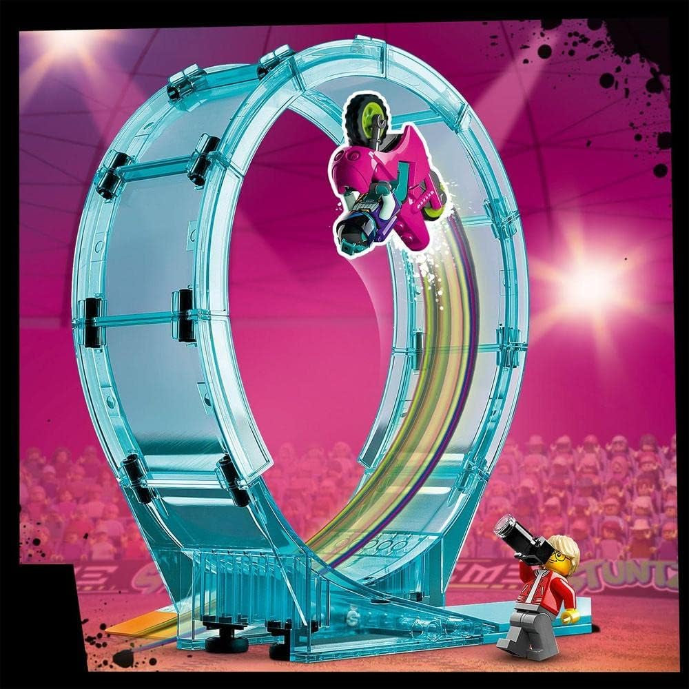 LEGO 60361 City Stuntz Ultimate Stunt Rider Challenge, Acrobacias 3 en 1 para 1 o 2 jugadores, con motos de juguete de 2 ruedas para niños, Set 2023 Juegos de construcción Besuche den LEGO-Store