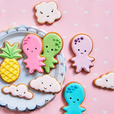 Funcakes Rotuladores colorantes alimentarios rojo-verde: rotuladores colorantes alimentarios, punta flexible para líneas gruesas y finas, bolígrafo comestible para galletas, pasteles, fondant y más, ideal para personalización, certificado Halal