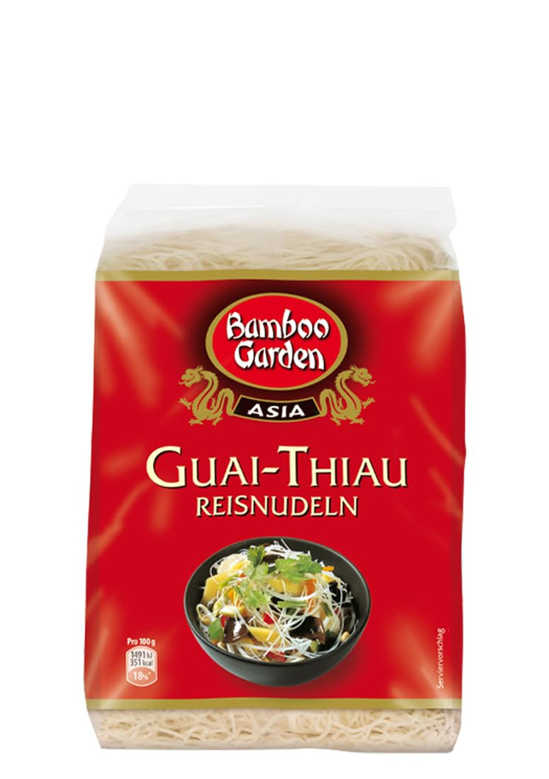 Fideos de arroz Bamboo Garden Guai Thiau 250 g (el diseño del empaque puede variar)