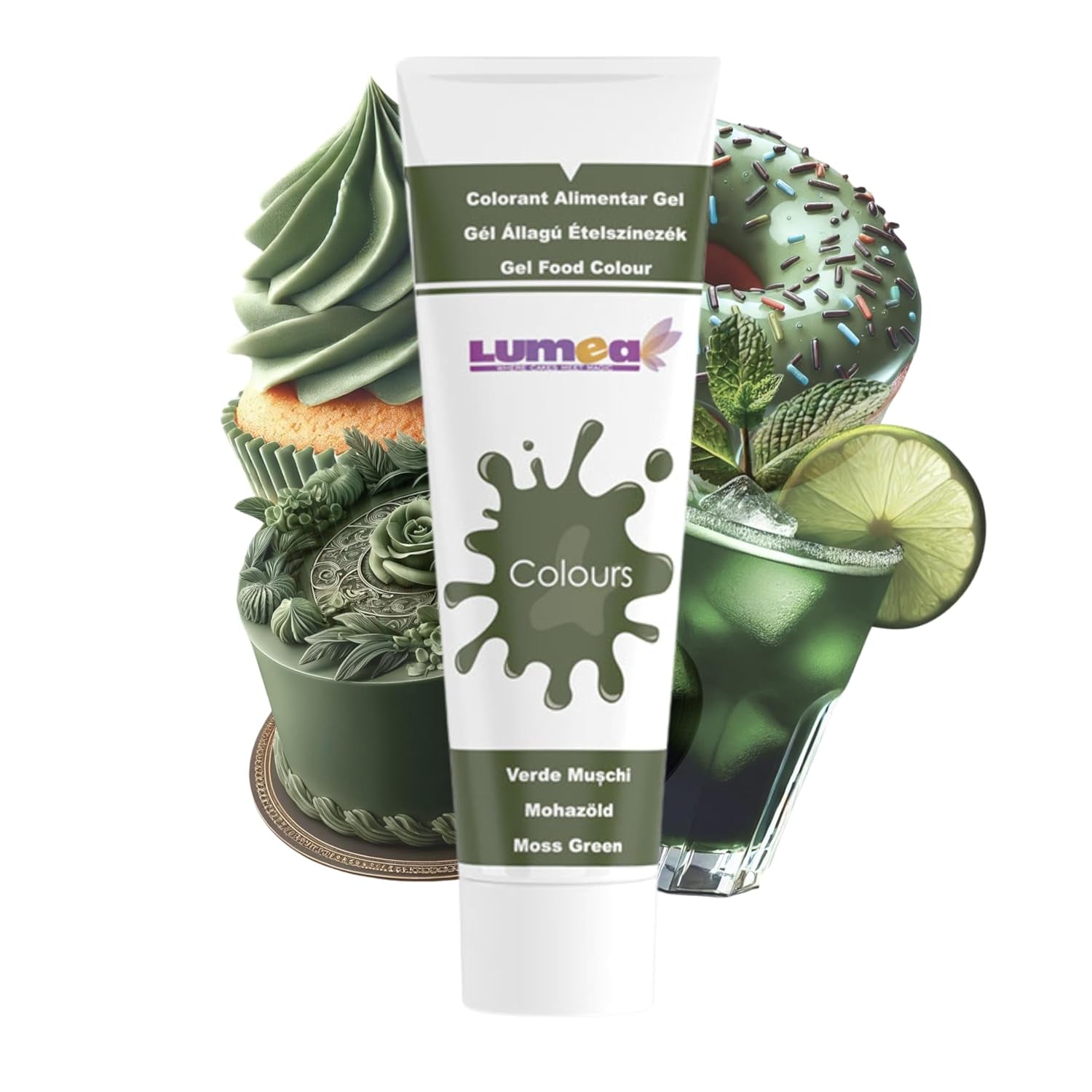 Dekozauber 24 Colorante alimentario rojo, gel, 30 g, vegano, sin azúcar, altamente concentrado, colorante alimentario rojo para fondant, crema de mantequilla, bebidas y más