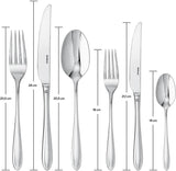 Sambonet 52515-83 Vajilla monobloque Dream, 36 piezas Cocina Naty Shop