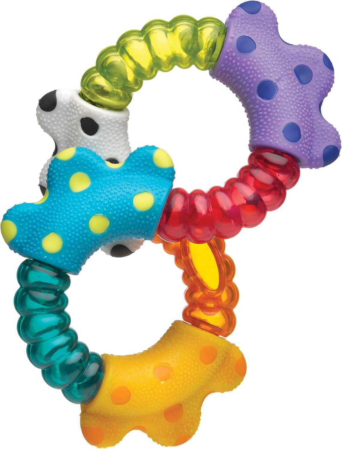 Playgro Sonajero Super Shaker - pelota sonajero para bebe - pelota sonajero - pelota sonajero para niños - pelota sonajero - motricidad - juguete bebe - motricidad para bebes - colorido Bebe Naty Shop Toys Sonajero Click and Twist