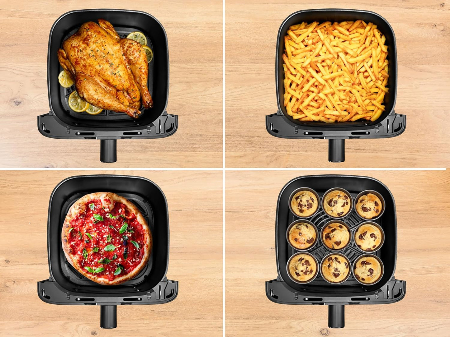 Freidora de Aire Caliente Tefal Easy Fry Mega, 7,5 litros de capacidad, hasta 8 personas, EY8558E0 Electrodomésticos Naty Shop