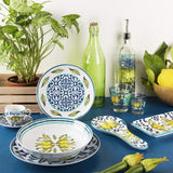 Juego de vajilla Excelsa Amalfi, 18 piezas, porcelana.