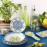 Excelsa Amalfi Tellerservice 18 Stück, Tienda Porzellan Naty