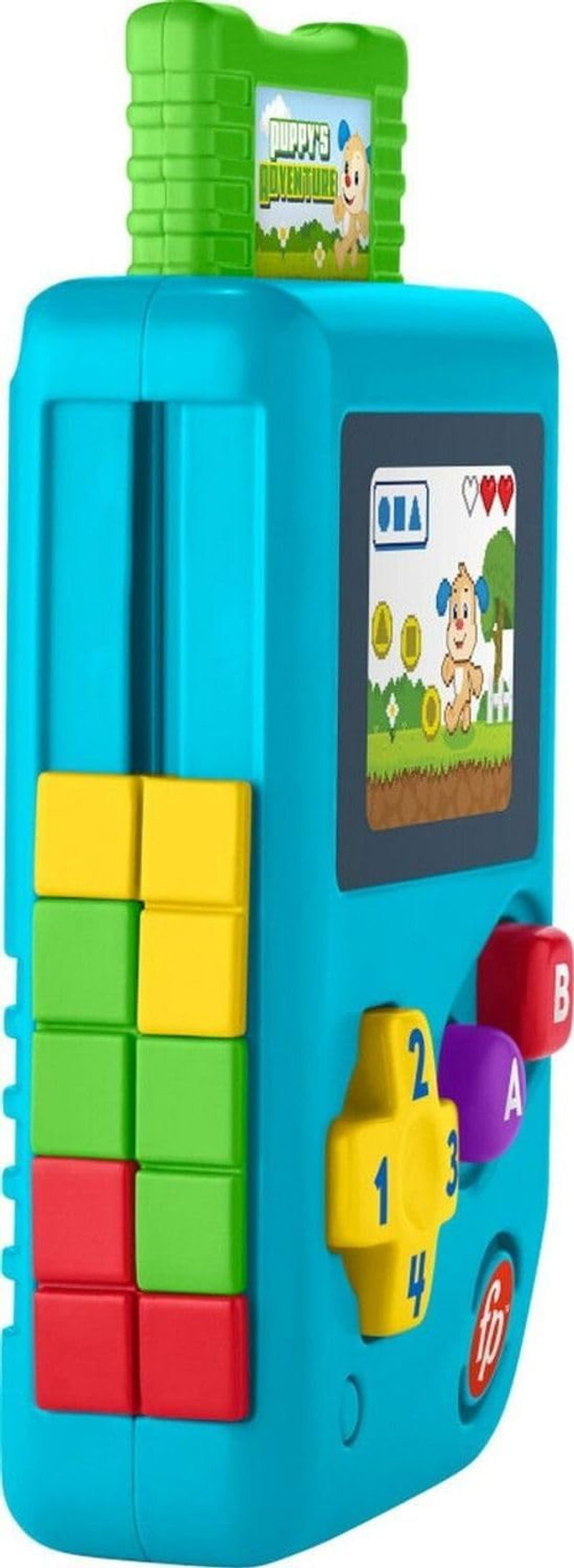 Fisher-Price HBC86 - Diversión de aprendizaje Lil' Gamer, juguete de actividades y aprendizaje musical, versión alemana, para bebés y niños pequeños de 6 a 36 meses Juguetes para bebés Naty Shop