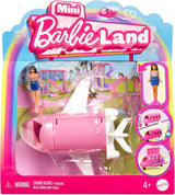 Mini BarbieLand Juegos de muñecas y vehículos de juguete Barbie, muñeca de 1.5" y vehículo de juguete sorpresa que cambia de color icónico, HYF40